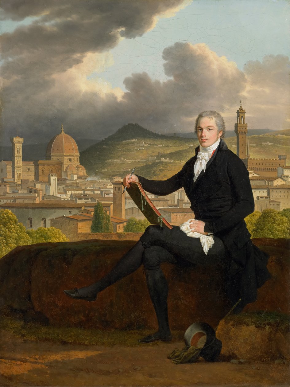 Portret van Dr. Thomas Penrose (1769-1851) door Louis Gauffier
