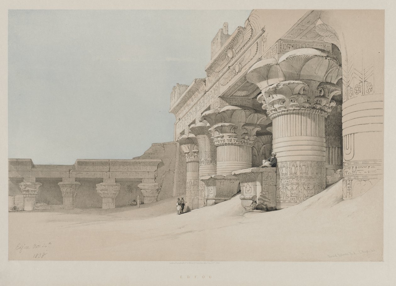 Egypte en Nubië, Deel II: Edfou door Louis Haghe