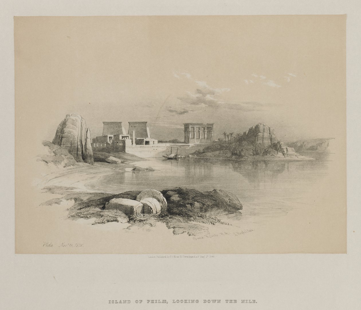 Egypte en Nubië, Deel II: Philae door Louis Haghe