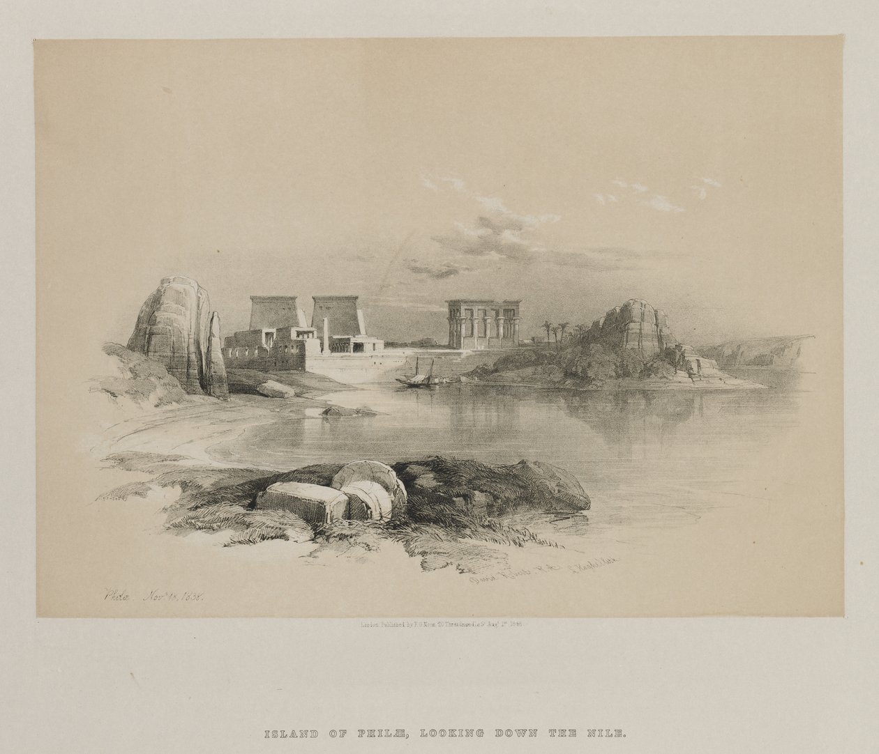 Egypte en Nubië, Deel II: Philae door Louis Haghe