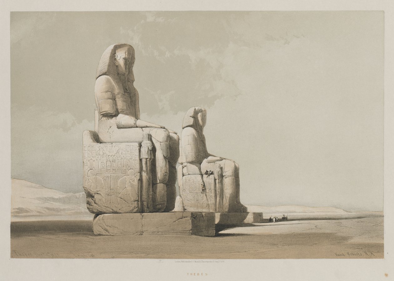 Egypte en Nubië, Deel I: Thebe door Louis Haghe