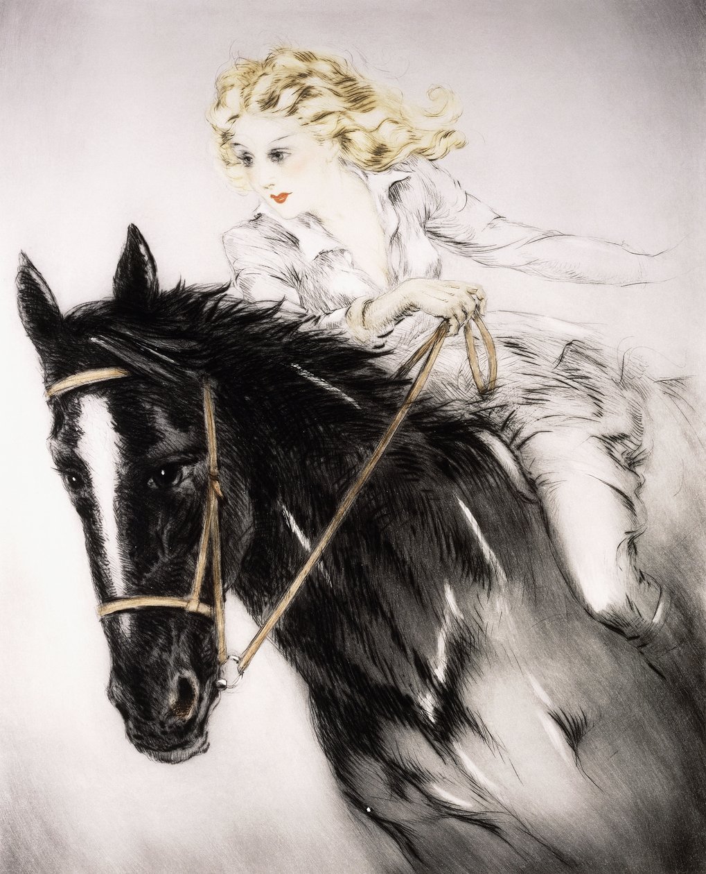 Amazone door Louis Icart