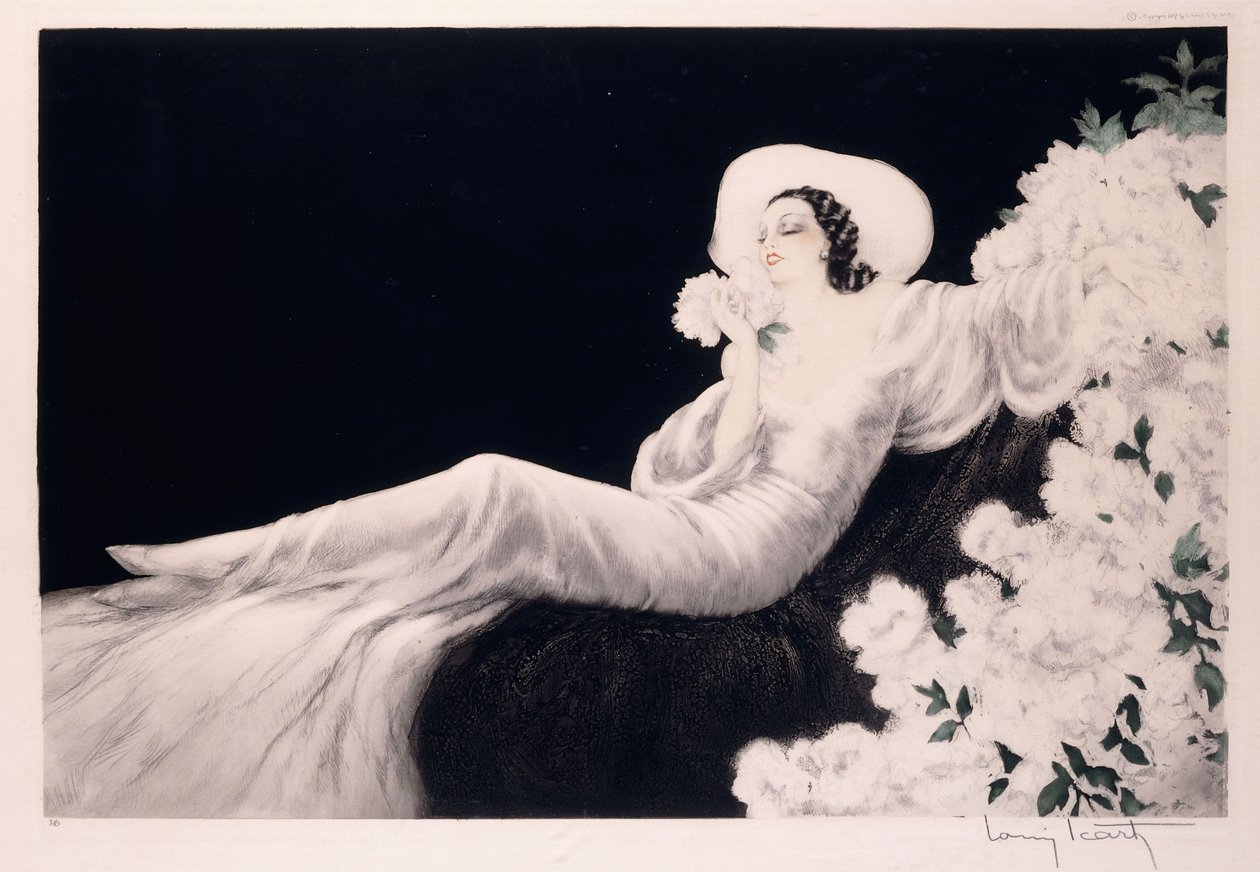 Liefdesbloesem door Louis Icart