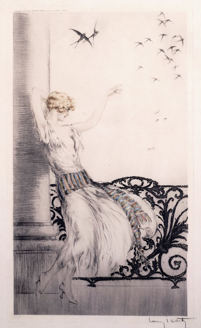 Zwaluwen door Louis Icart
