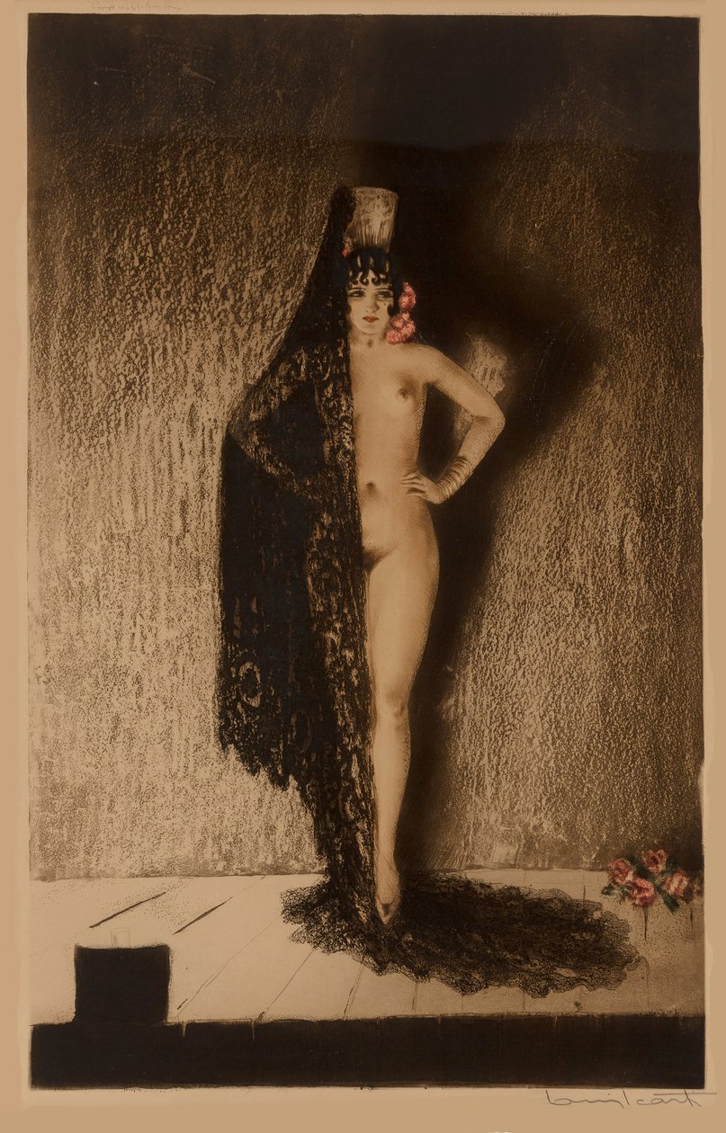 Conchita, 1929 door Louis Justin Laurent Icart