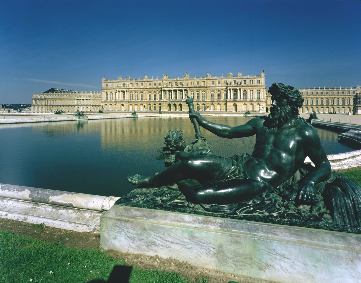 De tuinfaçade, 1668-84 door Louis Le Vau