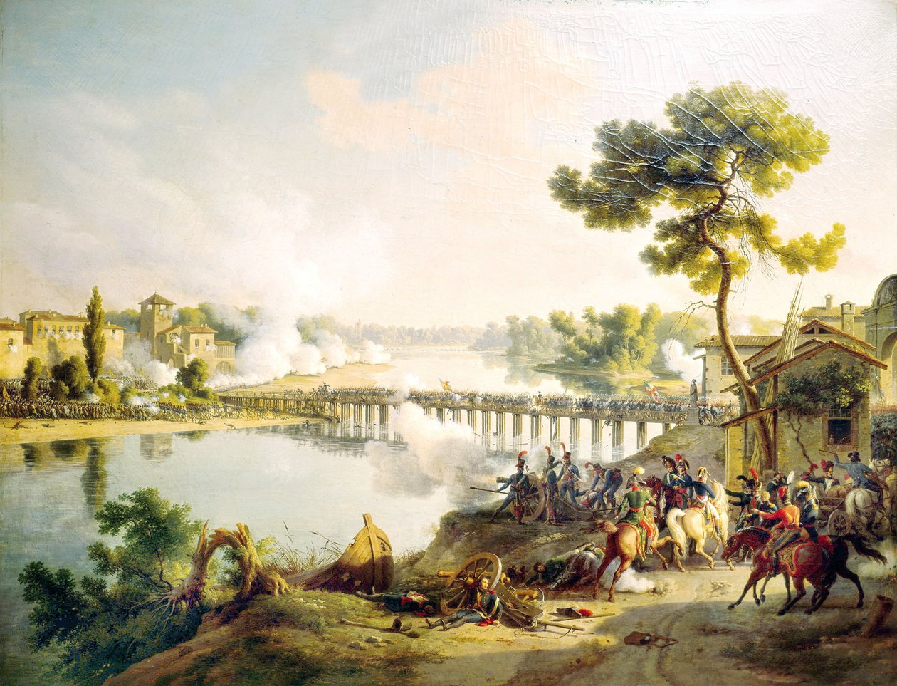 Slag bij Lodi (1796) door Louis Lejeune
