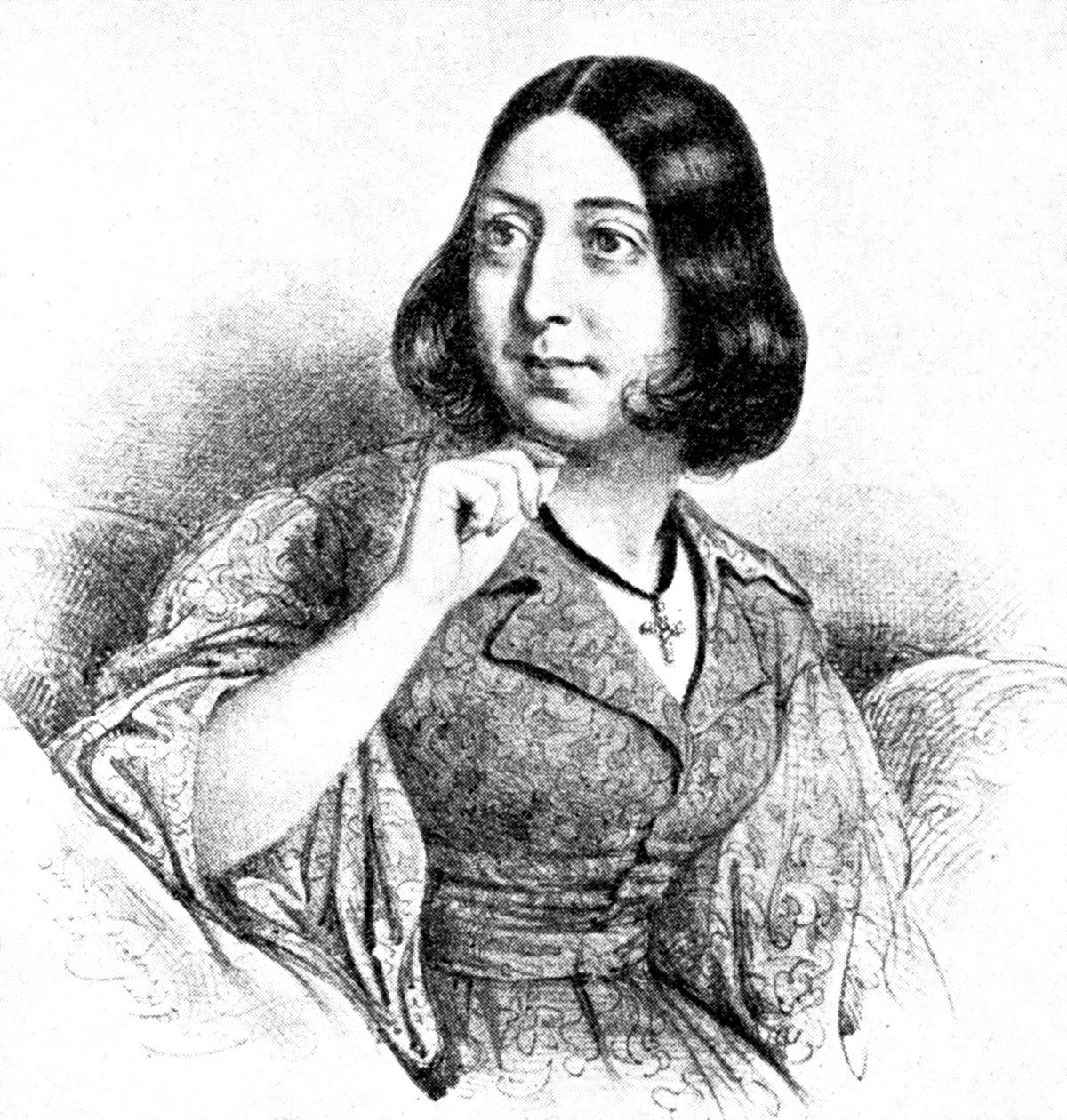 George Sand, 1923 door Louis Leopold Boilly