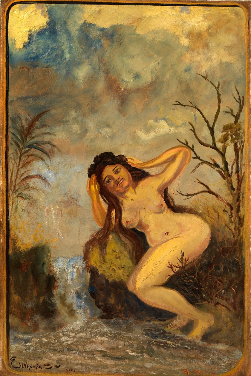 Portret van Rose Marie door Louis M. Eilshemius