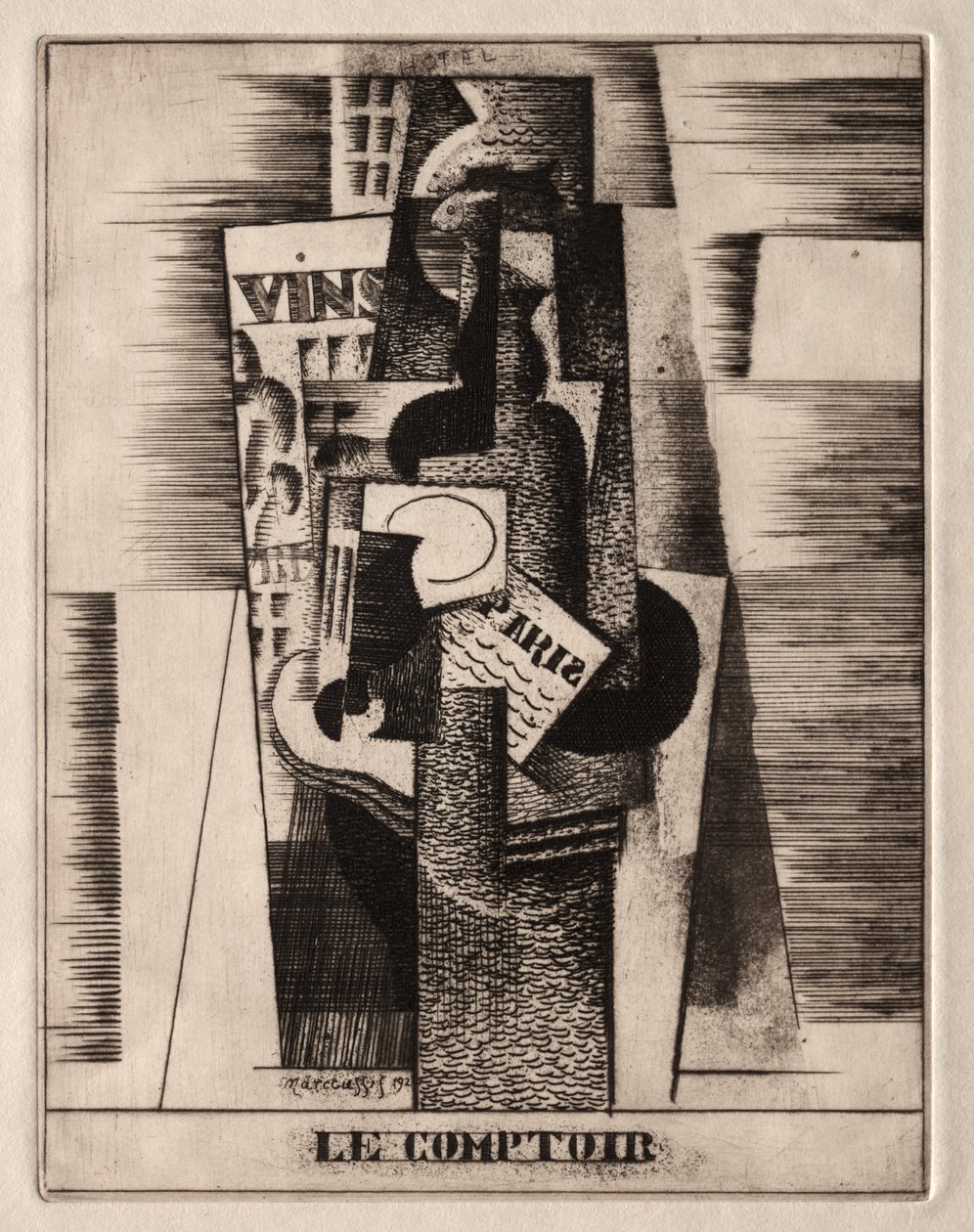 De Bar door Louis Marcoussis