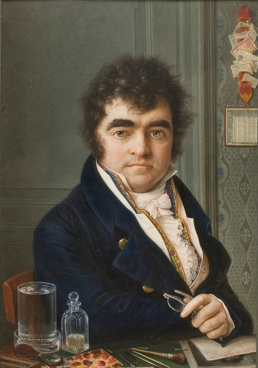 Zweeds: Zelfportret Zelfportret door Louis Marie Autissier