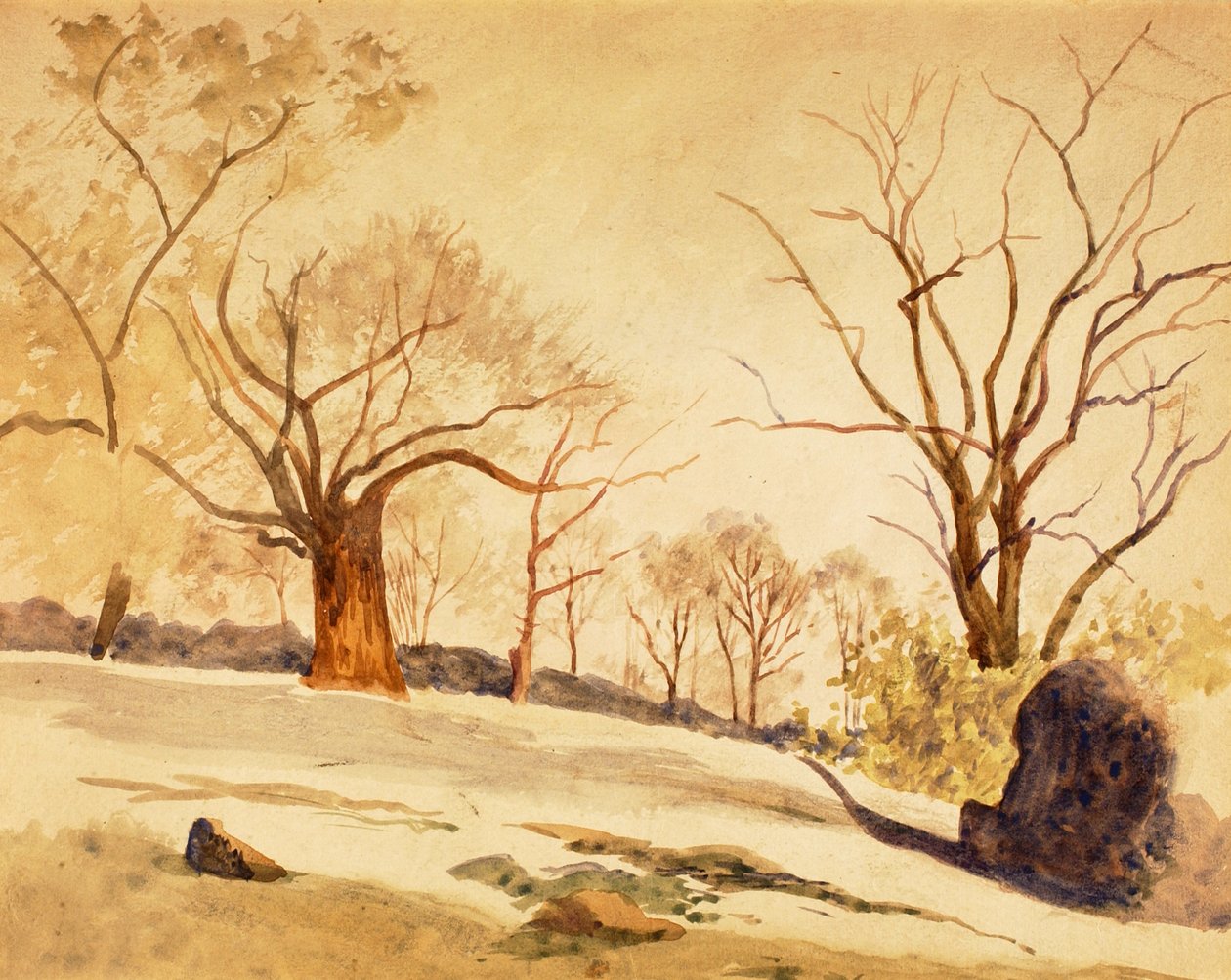 Herfstlandschap door Louis Michel Eilshemius