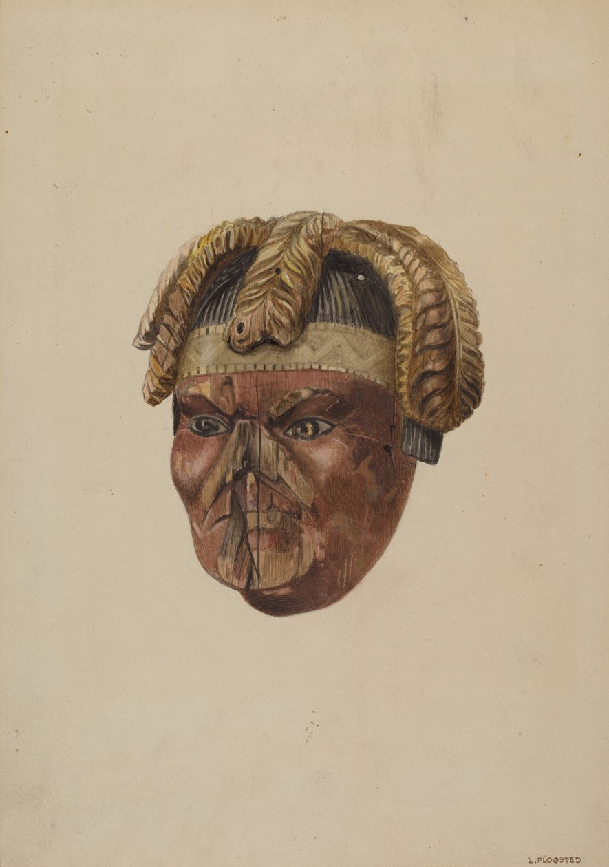 Boegbeeld "S.S. Robert Fulton" door Louis Plogsted