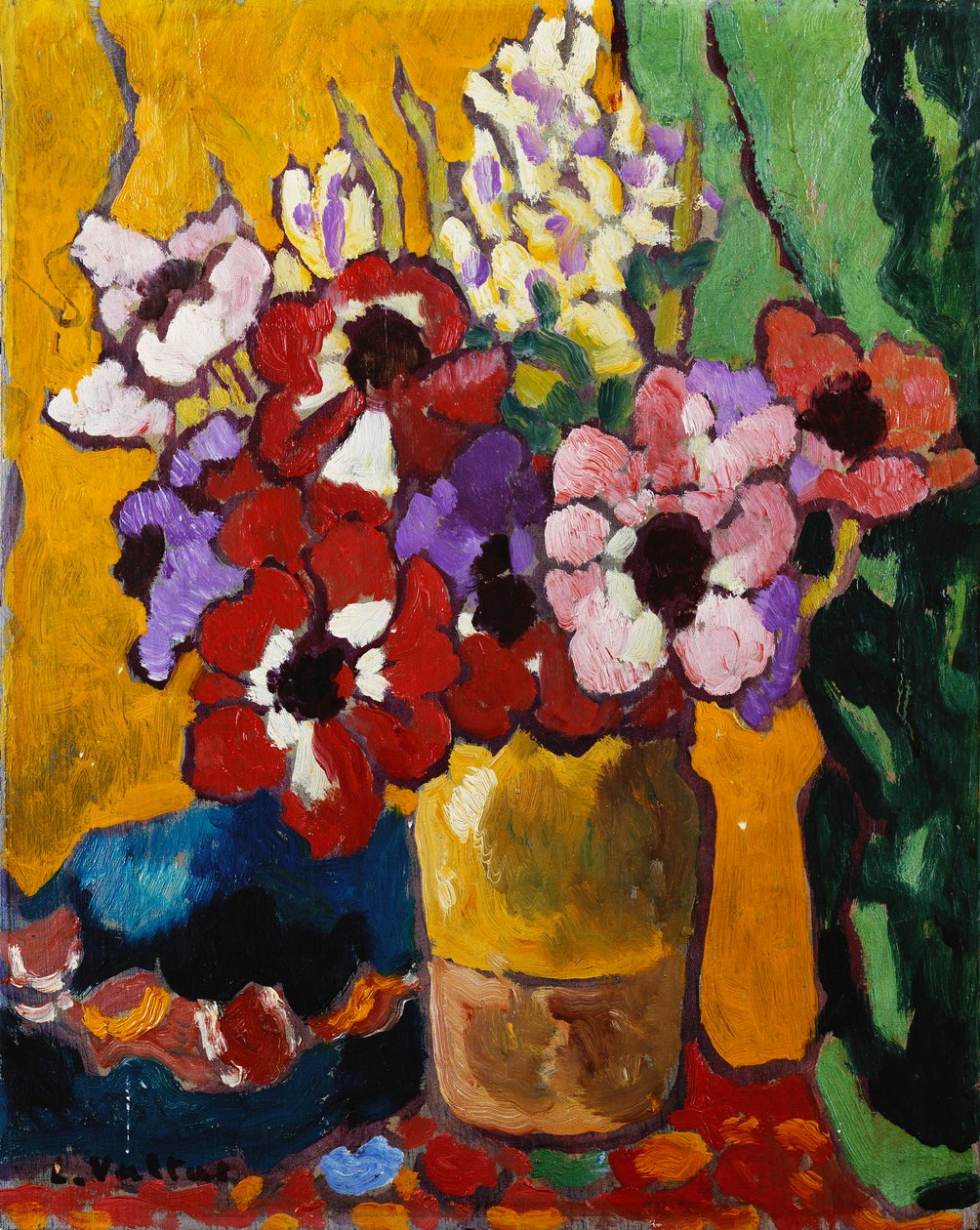 Boeket bloemen door Louis Valtat