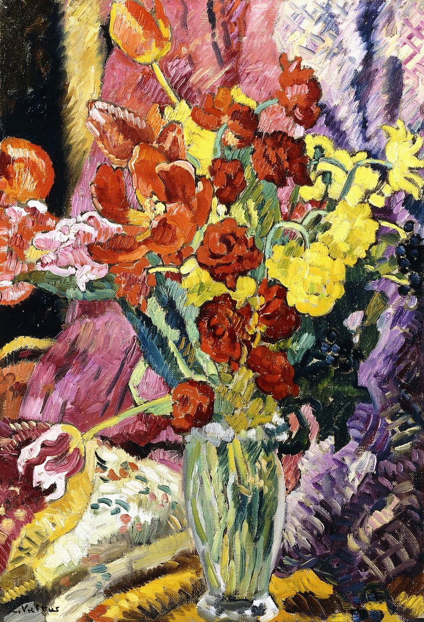 Boeket bloemen door Louis Valtat