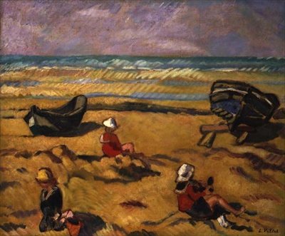 Op het strand door Louis Valtat