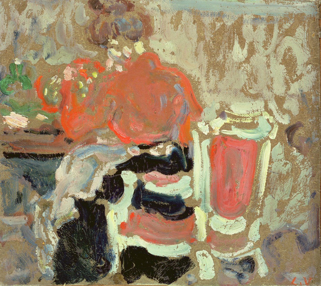 Zittende vrouw door Louis Valtat