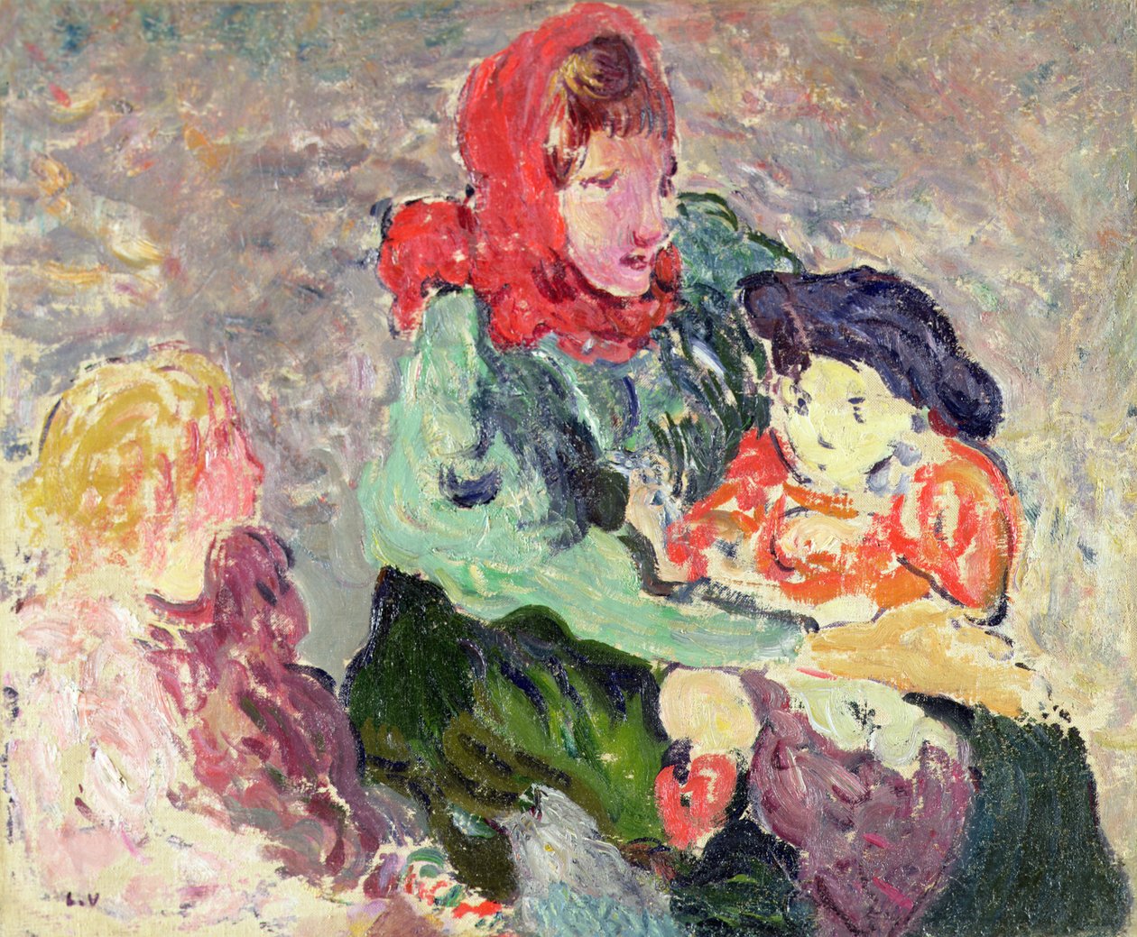 De Rode Sjaal door Louis Valtat