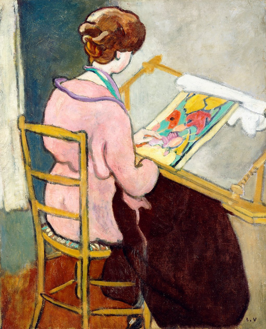 Het wandtapijt door Louis Valtat