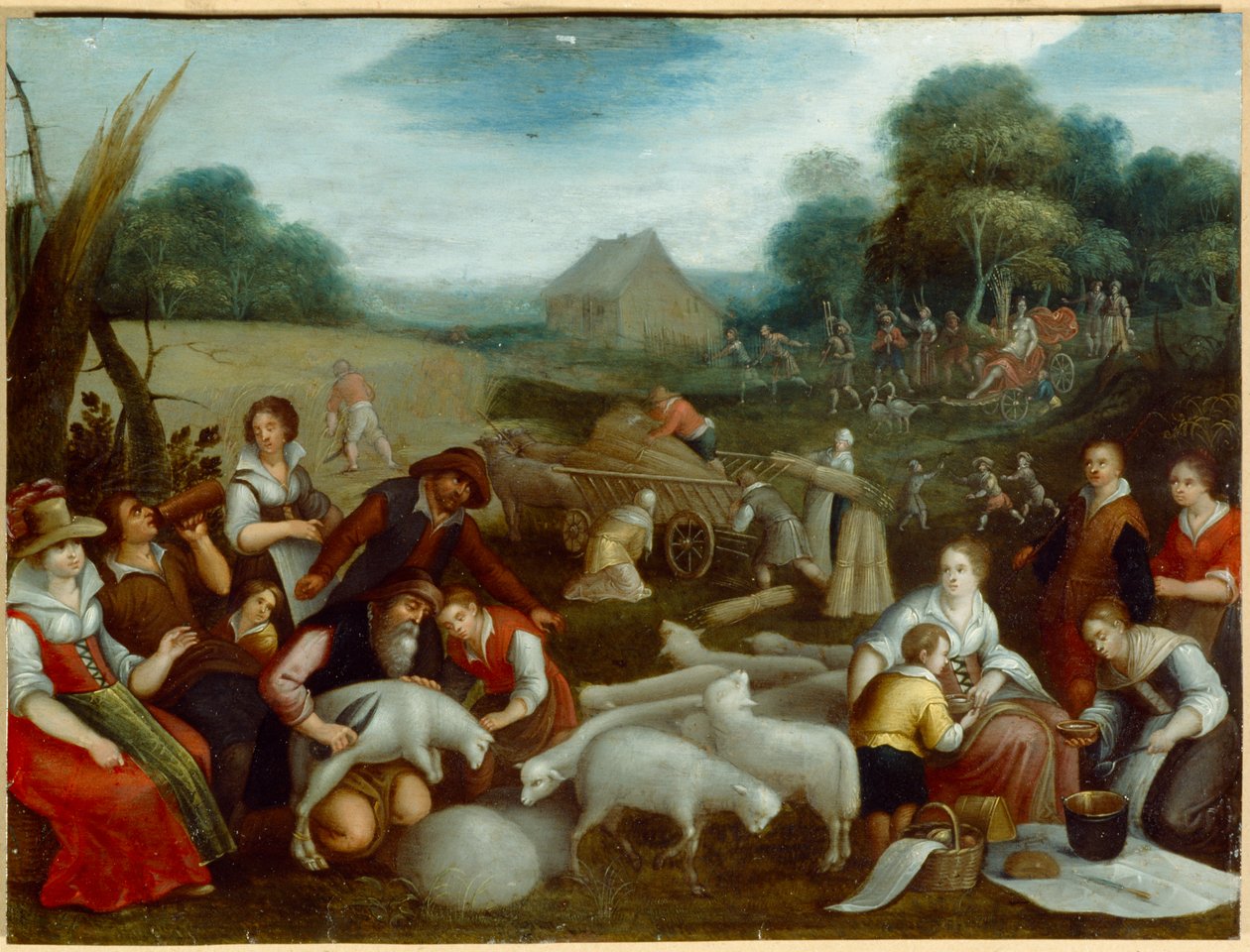 Zomer door Louis de (circle of) Caullery