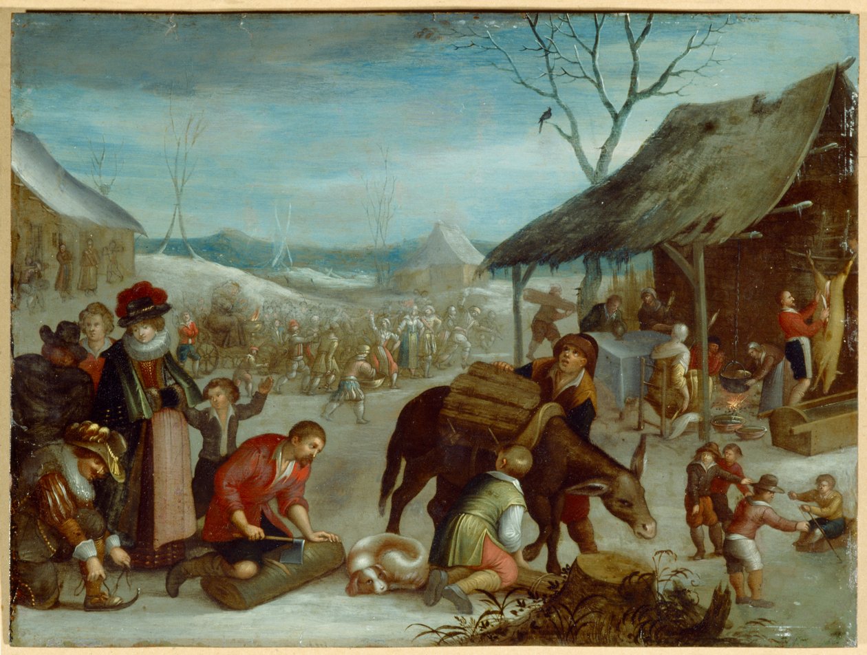 Winter door Louis de (circle of) Caullery