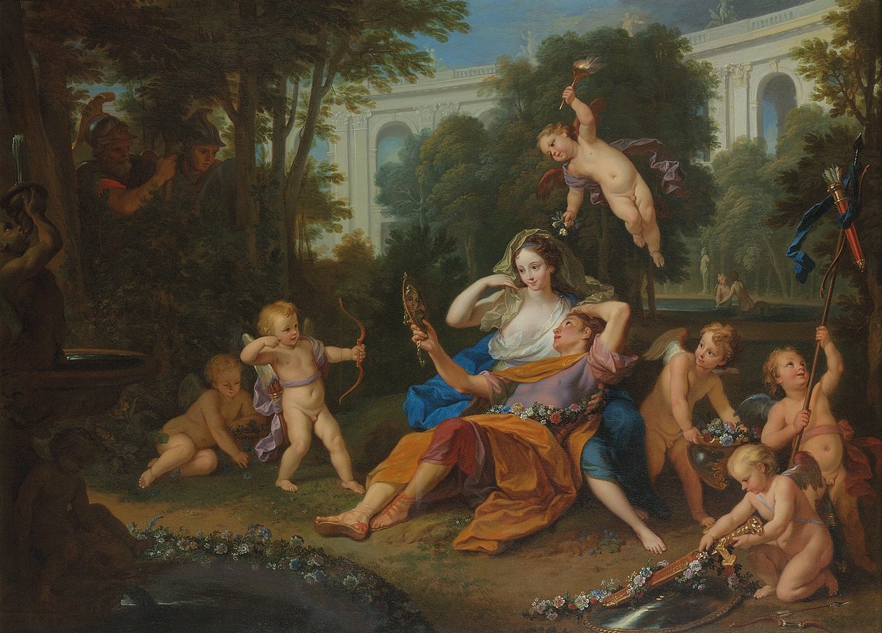 Rinaldo en Armida, 1704 door Louis de Boullogne