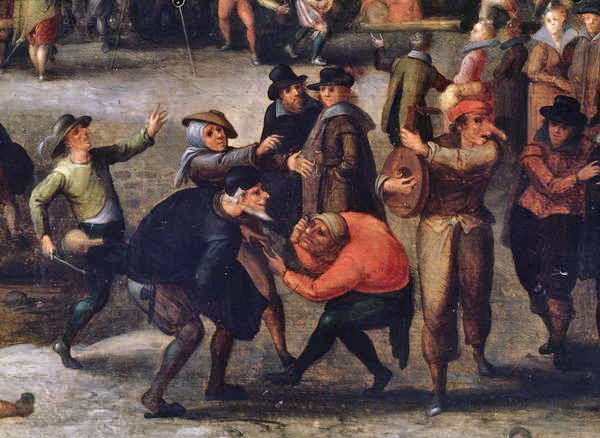 Carnaval (detail) door Louis de Caullery