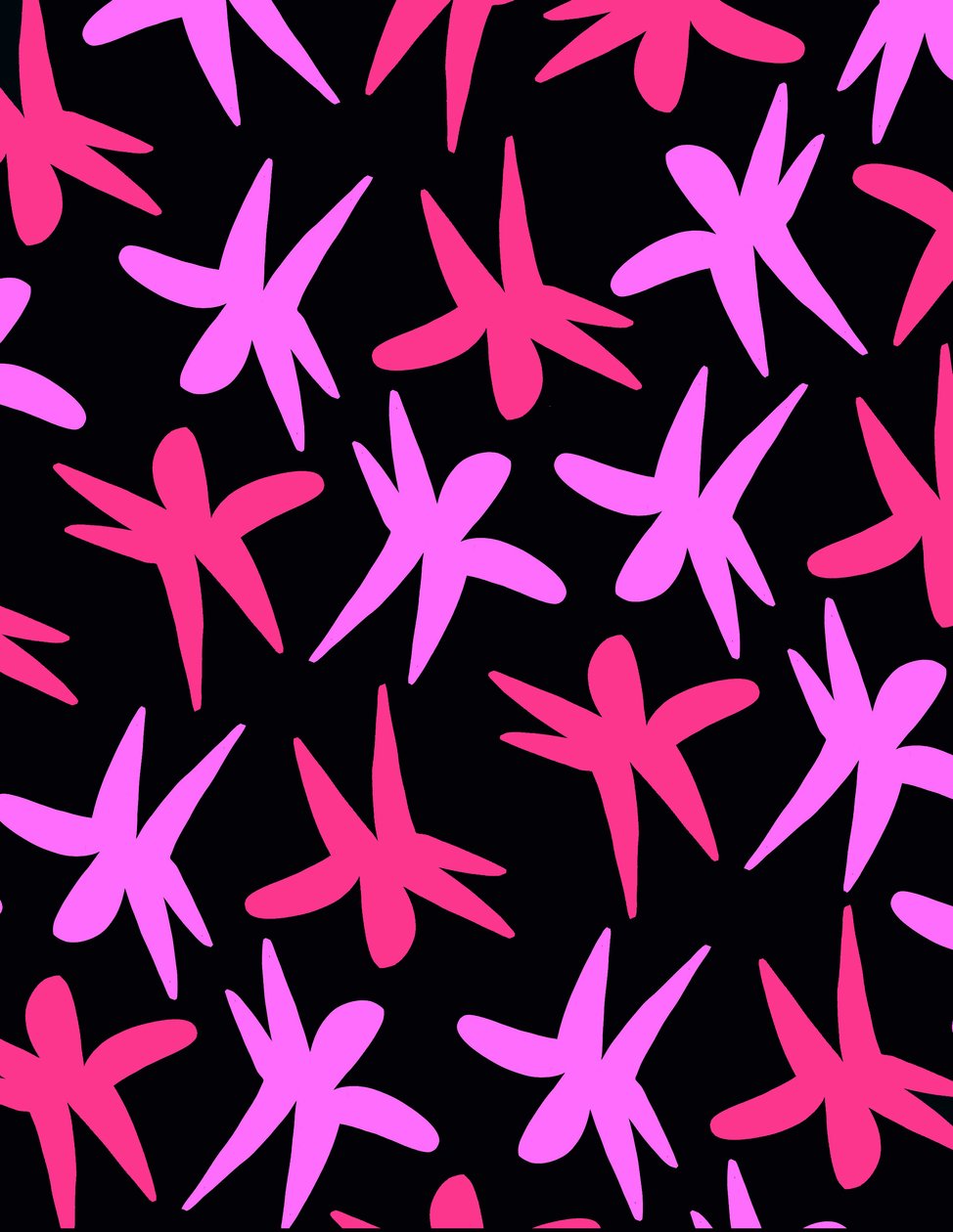 Bloemensterren (digitaal) door Louisa Hereford