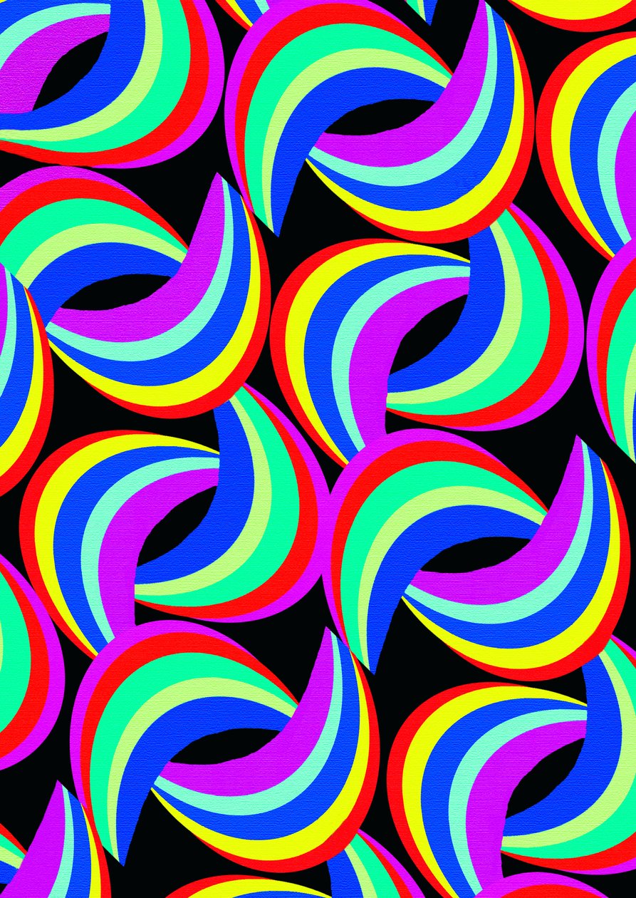 Regenboogprint door Louisa Hereford