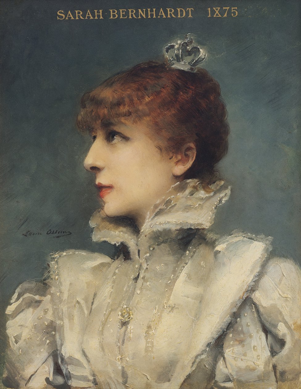 Sarah Bernhardt (1844-1923) door Louise Abbéma