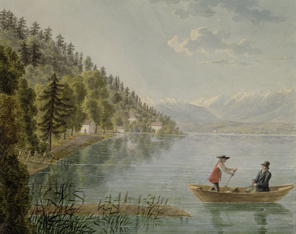 Meer Starnberg door Louise Cochelet