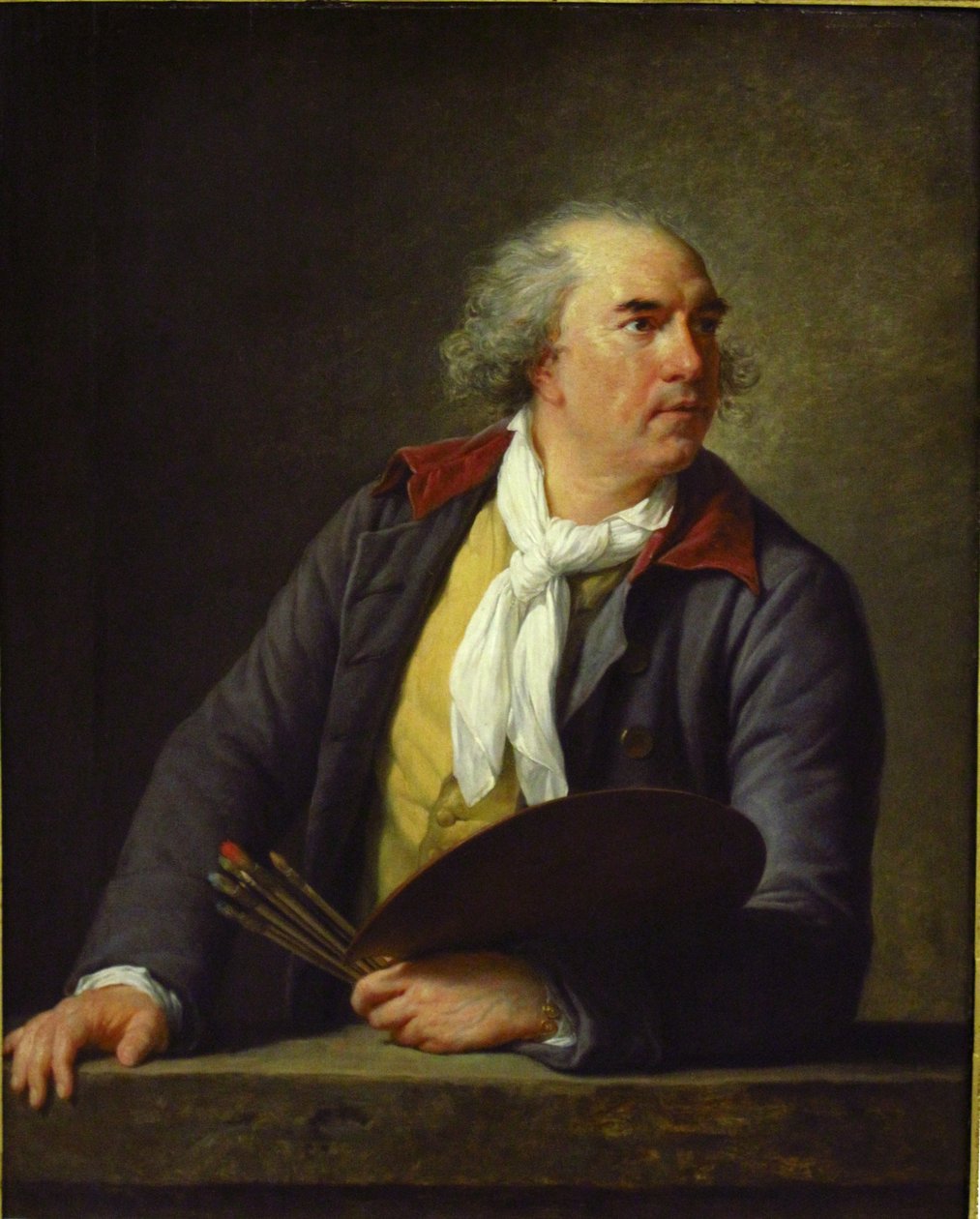 Portret van Hubert Robert (1733-1808), Franse schilder door Elisabeth Louise Vigee Lebrun