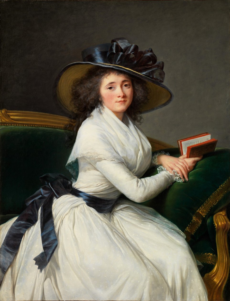 Portret van Marie-Charlotte Bontemps (1762-1848), Gravin de La Châtre door Elisabeth Louise Vigee Lebrun
