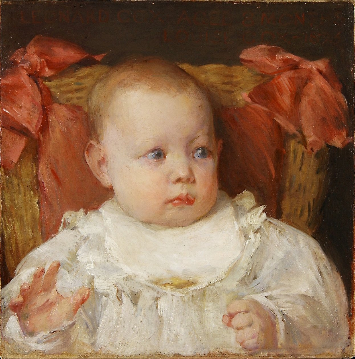 Portret van Leonard Cox door Louise Cox
