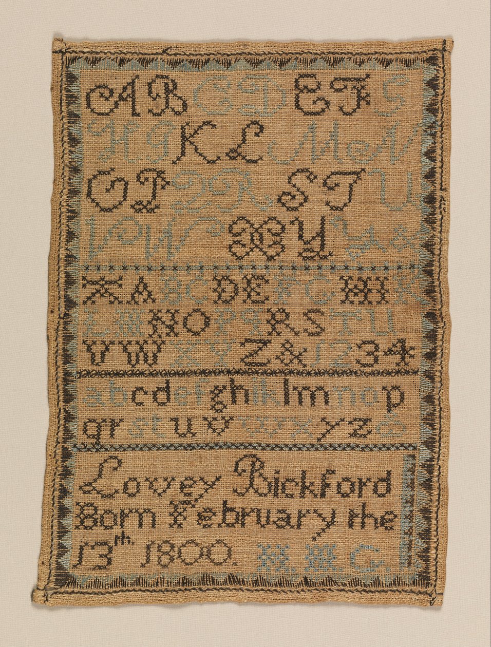 Merklap door Lovey Bickford