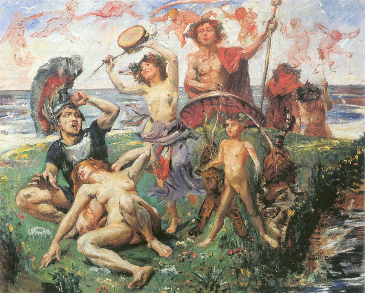 Ariadne op Naxos door Lovis Corinth