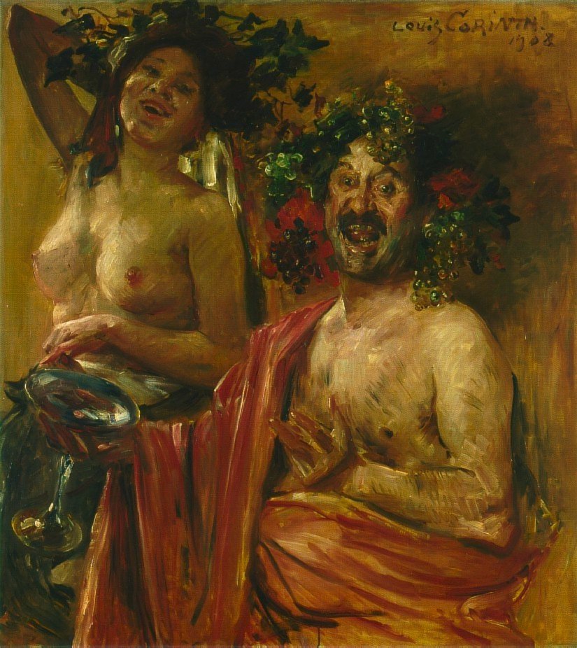 Bacchantenpaar door Lovis Corinth
