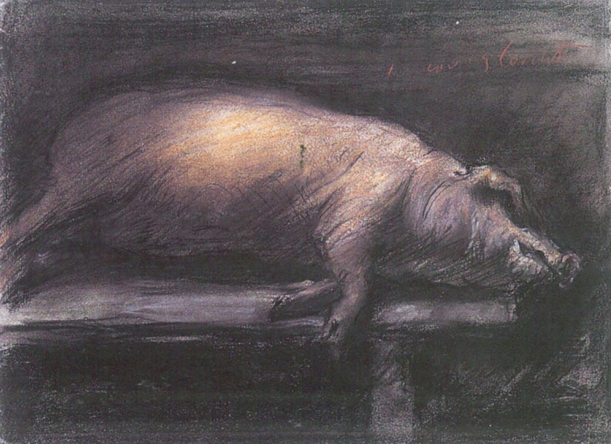 Geslacht Varken door Lovis Corinth