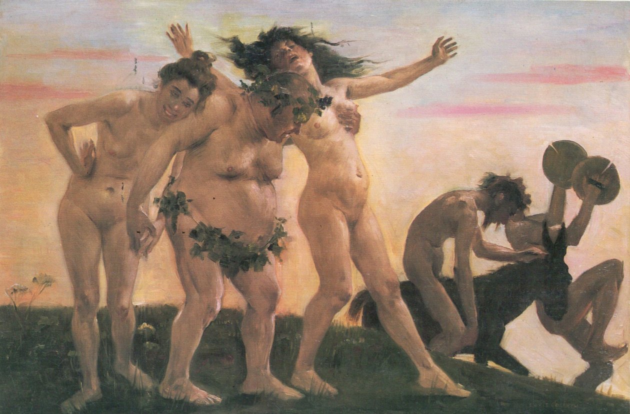 Terugkerende Bacchanten door Lovis Corinth