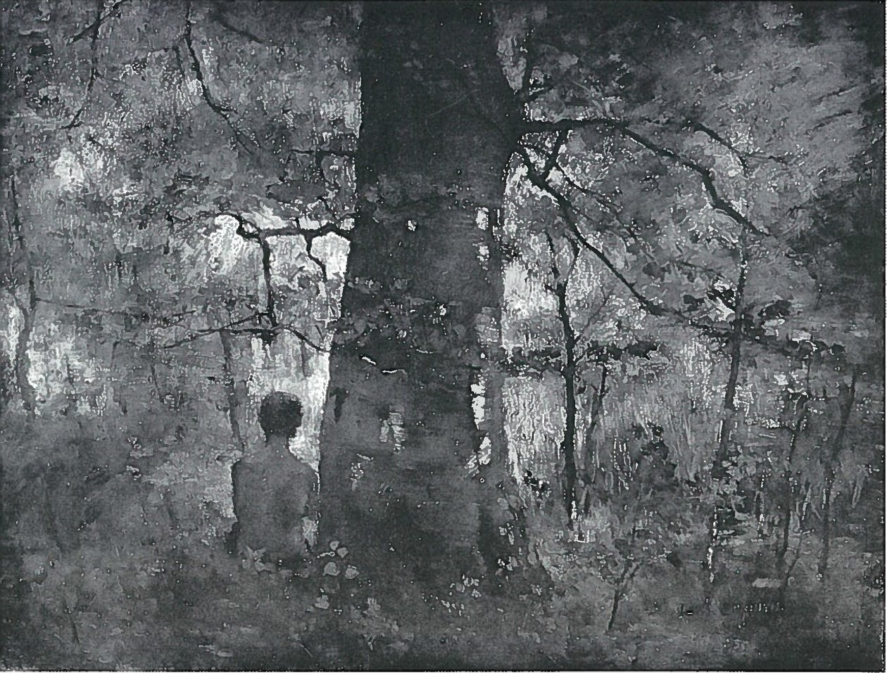 In het bos door Lovis Corinth