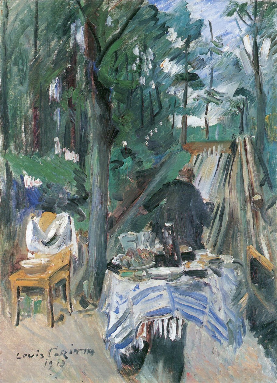 Kegelbaan door Lovis Corinth