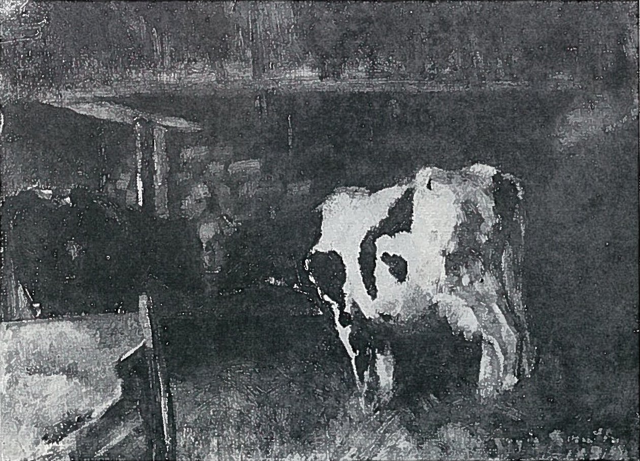 Koeienstal door Lovis Corinth