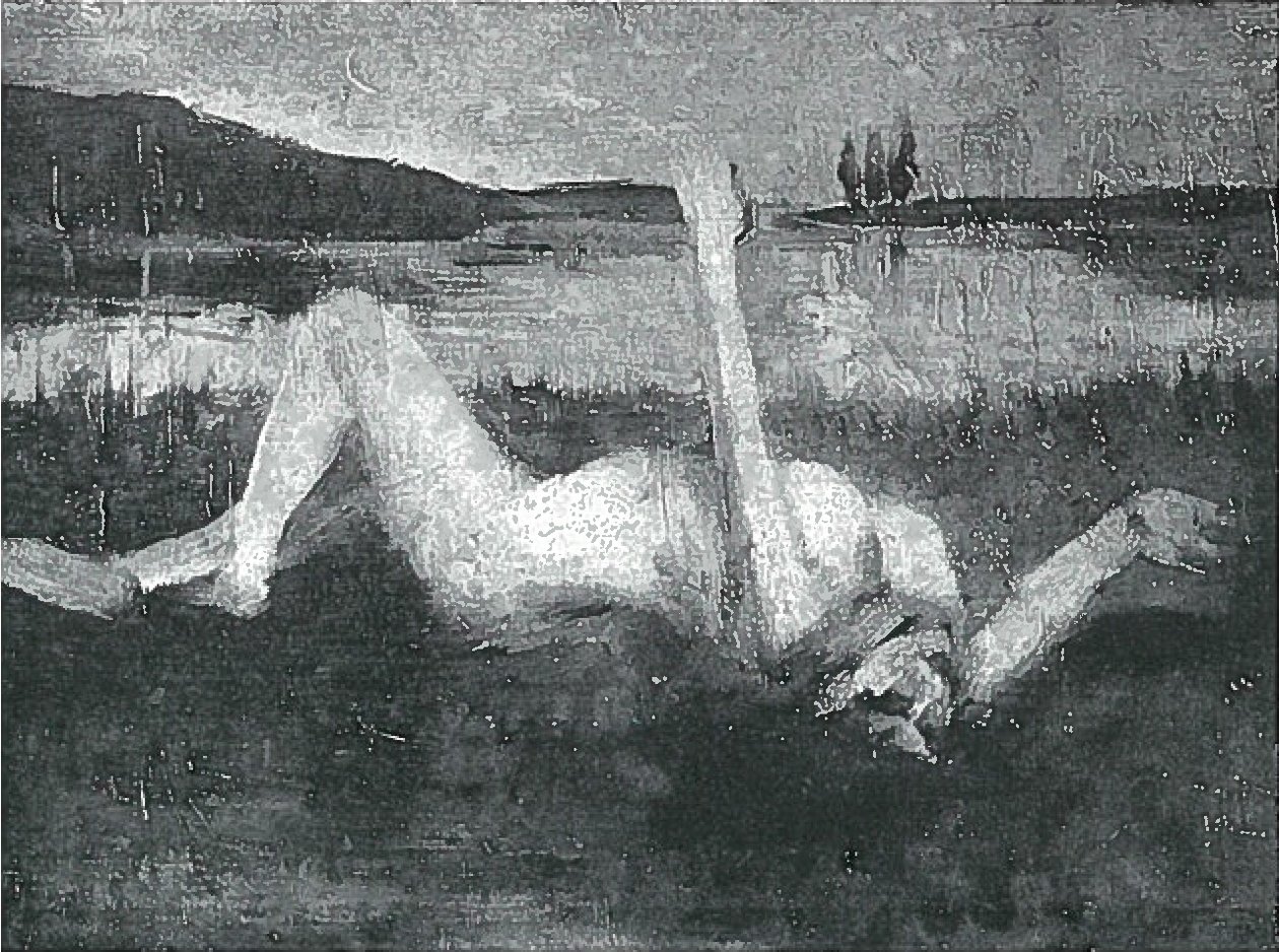 Ledan door Lovis Corinth