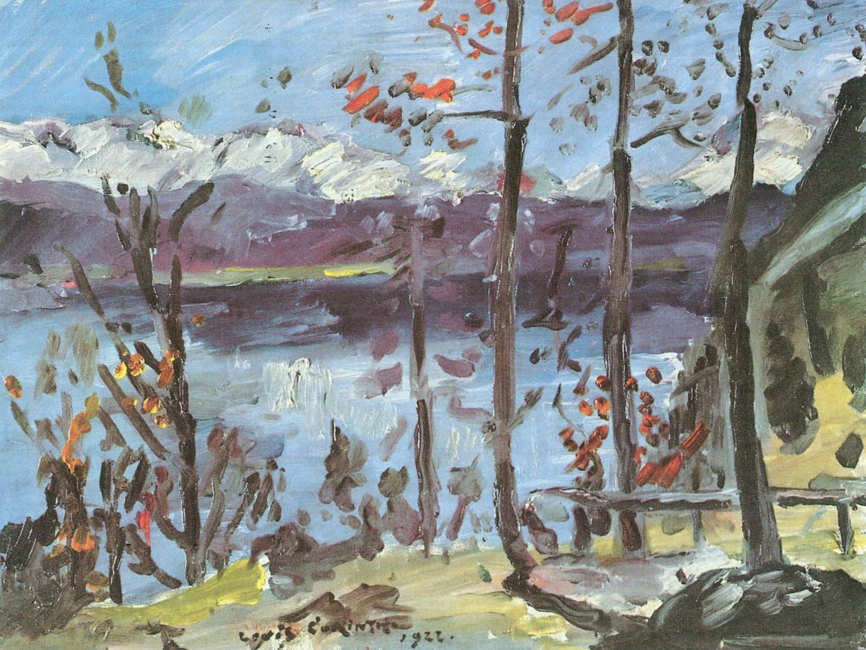 Pasen aan de Walchensee door Lovis Corinth