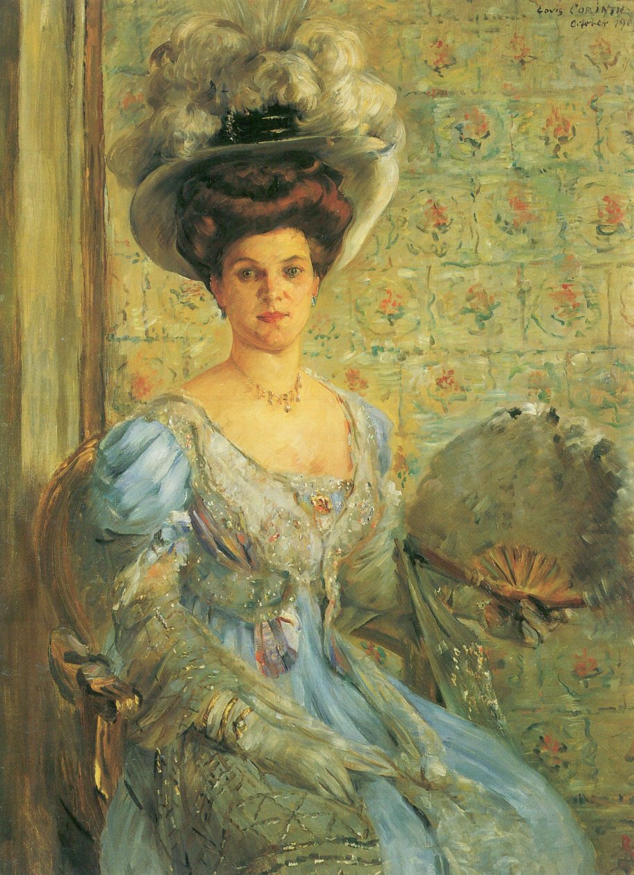 Portret Gravin Finkh Eleonore von Wilken door Lovis Corinth