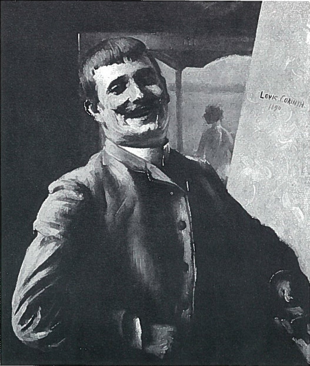 Portret van de schilder Bublitz door Lovis Corinth