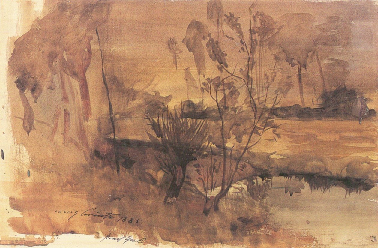 Prechtal door Lovis Corinth