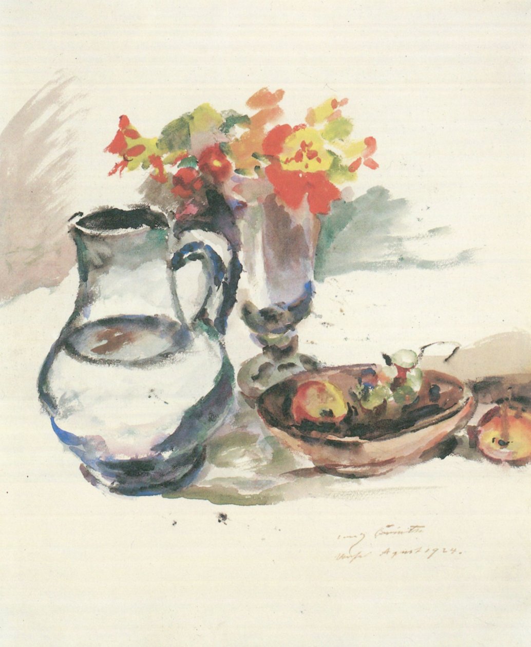 Stilleven Kapuziner-Straße door Lovis Corinth