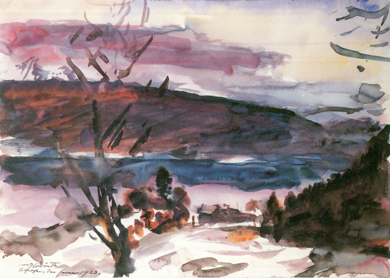 Walchenberg door Lovis Corinth