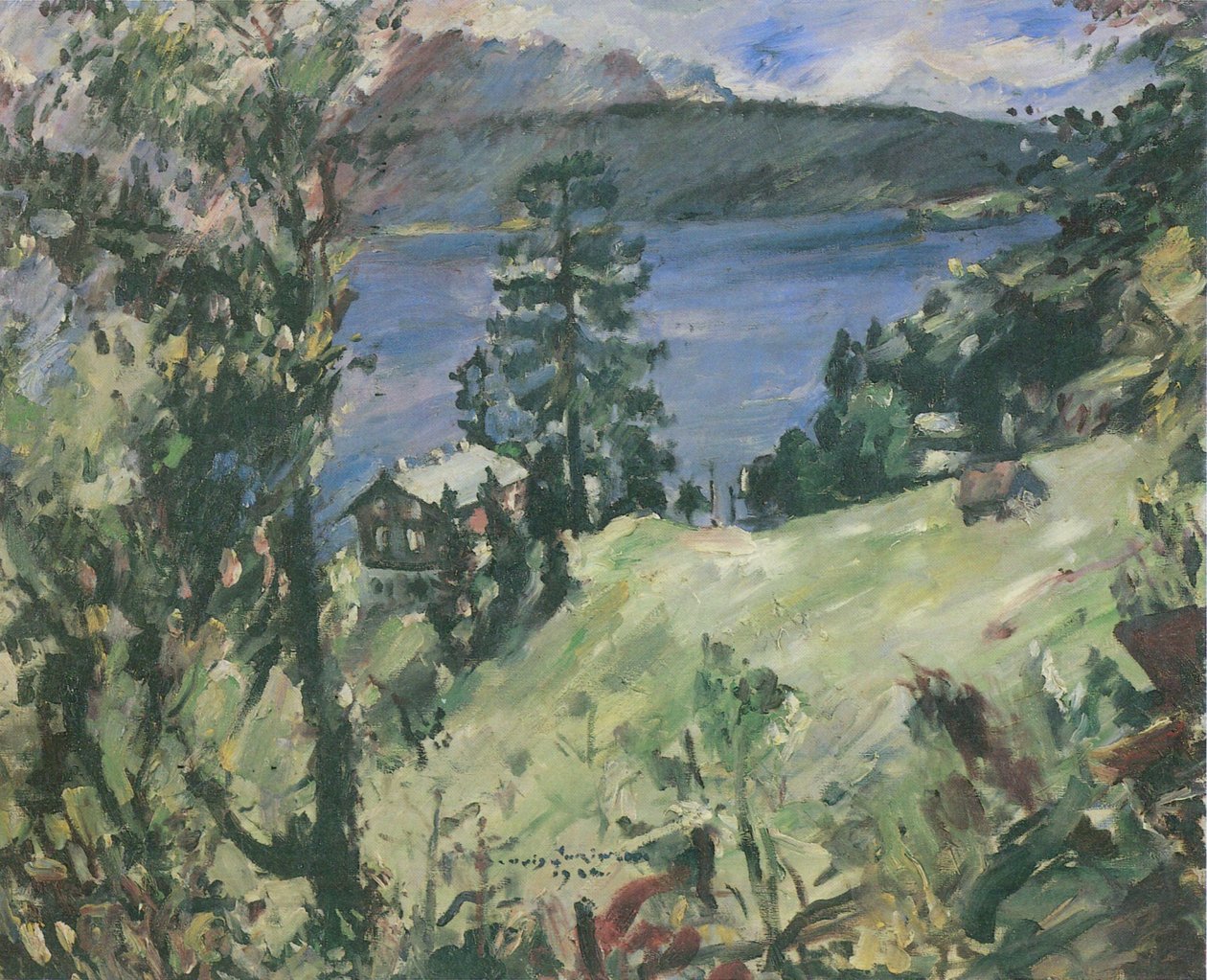 Walchensee landschap door Lovis Corinth